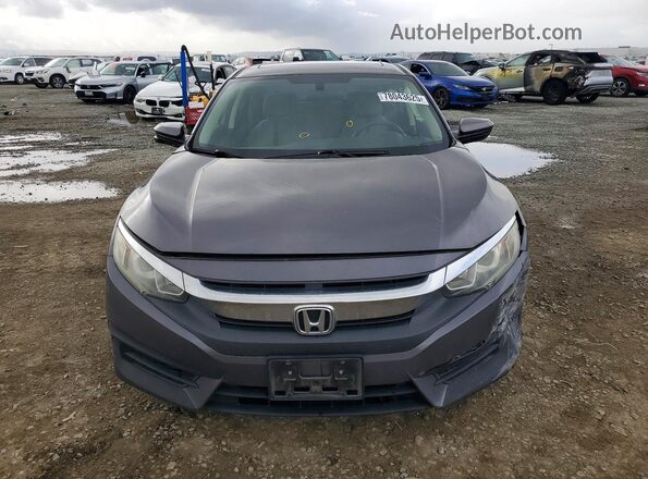 2HGFC2F77JH608873 2018 HONDA CIVIC Gray Widok z przodu