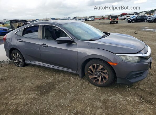 2HGFC2F77JH608873 2018 HONDA CIVIC Gray Przód prawy
