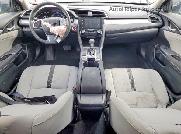 2HGFC2F77JH608873 2018 HONDA CIVIC Gray Widok deski rozdzielczej