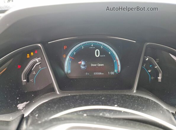 2HGFC2F78GH031506 2016 HONDA CIVIC Gray Սարքավորումների վահանակի տեսք