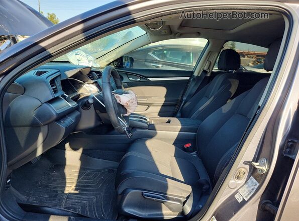 2HGFC2F78GH542763 2016 HONDA CIVIC Серый Вид салона спереди