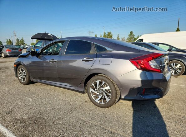2HGFC2F78GH542763 2016 HONDA CIVIC Серый Задняя левая четверть