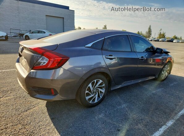 2HGFC2F78GH542763 2016 HONDA CIVIC Серый Задняя правая четверть