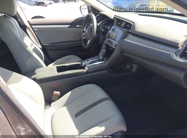 2HGFC2F78GH547610 2016 HONDA CIVIC Gray Front interior view