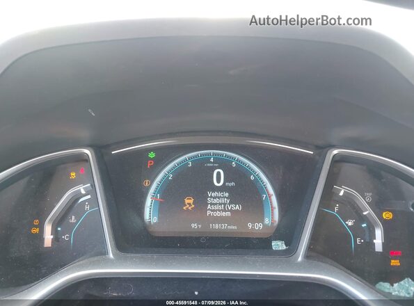 2HGFC2F78GH547610 2016 HONDA CIVIC Gray Rear seats view