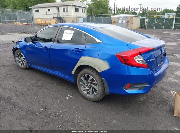 2HGFC2F78GH564553 2016 HONDA CIVIC Blue Հետևի ձախ