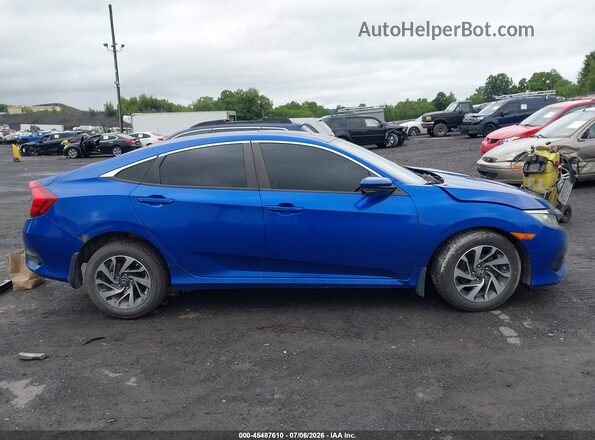 2HGFC2F78GH564553 2016 HONDA CIVIC Blue Սալոնի հետևի տեսք