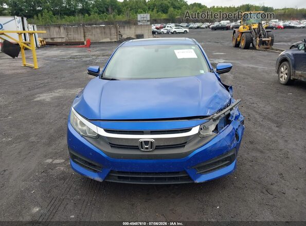 2HGFC2F78GH564553 2016 HONDA CIVIC Blue Սարքավորումների վահանակի տեսք