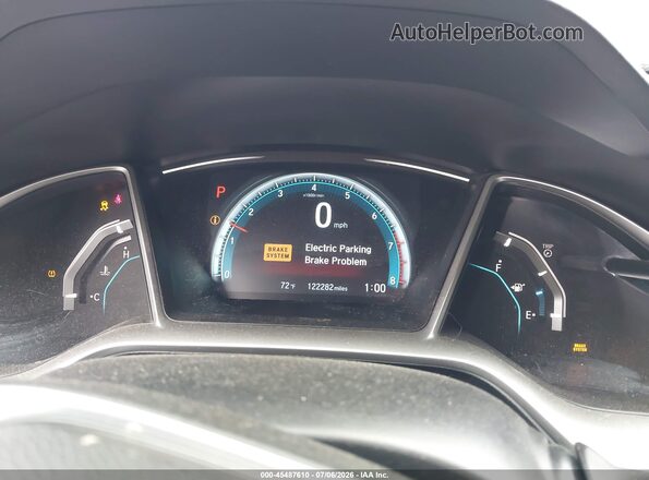2HGFC2F78GH564553 2016 HONDA CIVIC Blue Հետևի նստատեղերի տեսք
