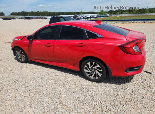 2HGFC2F78HH521607 2017 HONDA CIVIC Red Rear left