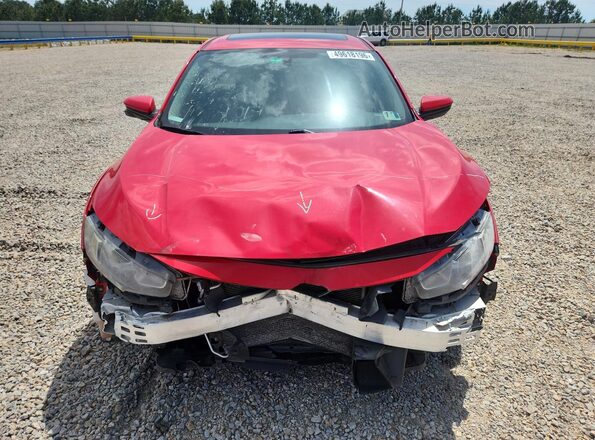 2HGFC2F78HH521607 2017 HONDA CIVIC Red Front view