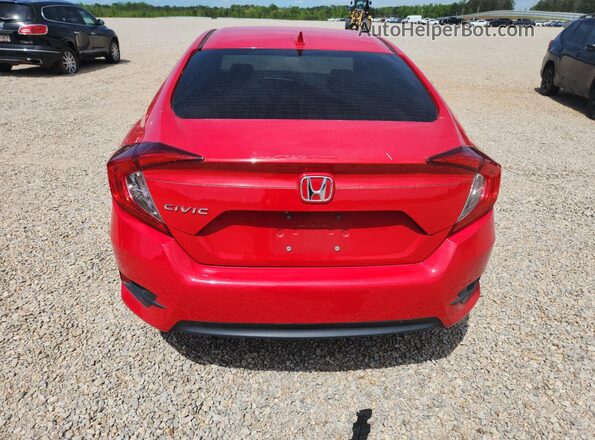 2HGFC2F78HH521607 2017 HONDA CIVIC Red Rear view