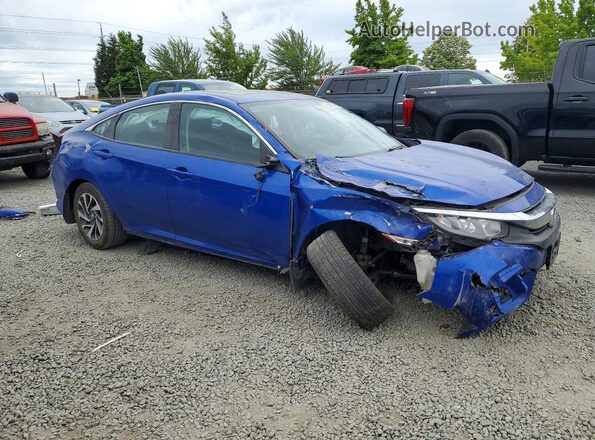 2HGFC2F78HH535118 2017 HONDA CIVIC Blue Delantero derecho