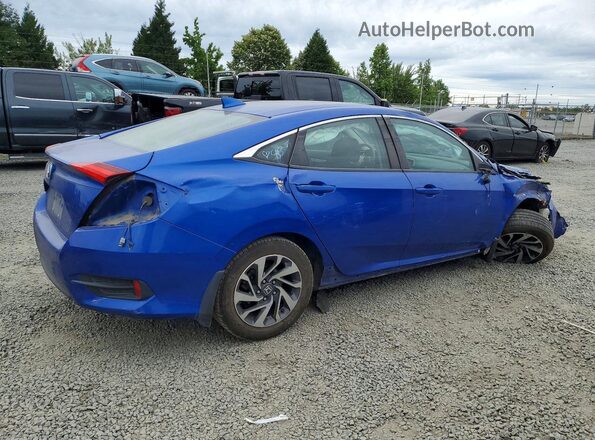 2HGFC2F78HH535118 2017 HONDA CIVIC Blue Trasero derecho