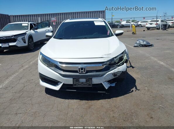 2HGFC2F78HH576283 2017 HONDA CIVIC White Instrument cluster view