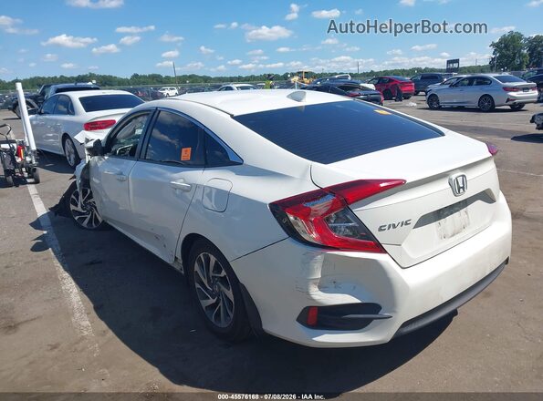 2HGFC2F78JH546528 2018 HONDA CIVIC Белый Задняя левая четверть