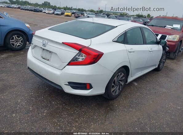 2HGFC2F78JH554385 2018 HONDA CIVIC Белый Задняя правая четверть