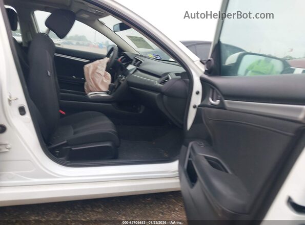 2HGFC2F78JH554385 2018 HONDA CIVIC Белый Вид салона спереди