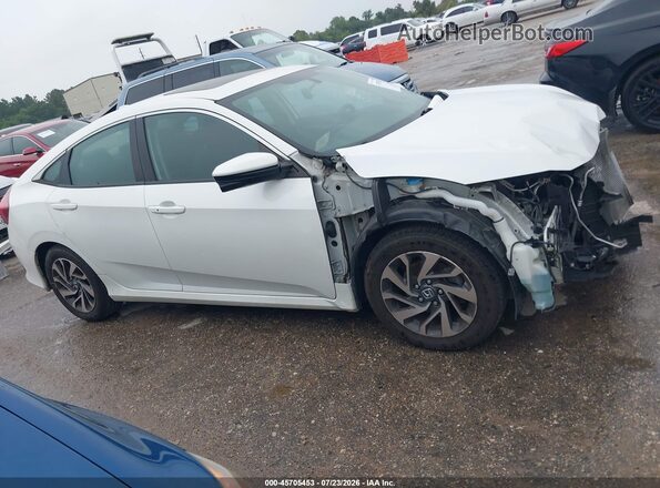 2HGFC2F78JH554385 2018 HONDA CIVIC Белый Вид задней части салона