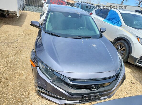 2HGFC2F78LH005465 2020 HONDA CIVIC Серый Вид спереди
