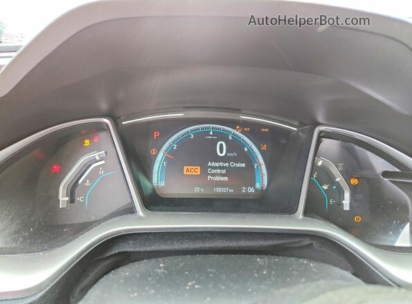 2HGFC2F78LH005465 2020 HONDA CIVIC Серый Вид щитка приборов