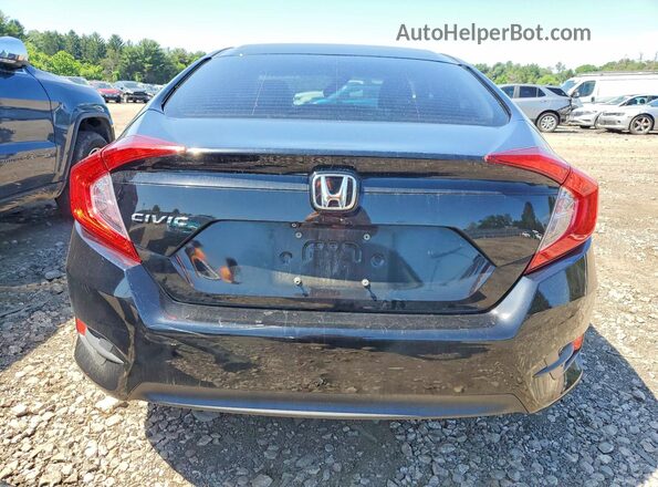 2HGFC2F79GH564383 2016 HONDA CIVIC Black Вид ззаду