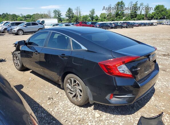 2HGFC2F79GH564383 2016 HONDA CIVIC Black Задня ліва чверть