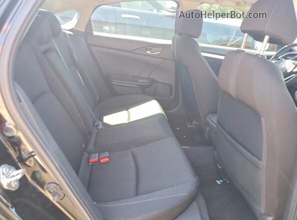 2HGFC2F79GH564383 2016 HONDA CIVIC Black Вид задніх сидінь