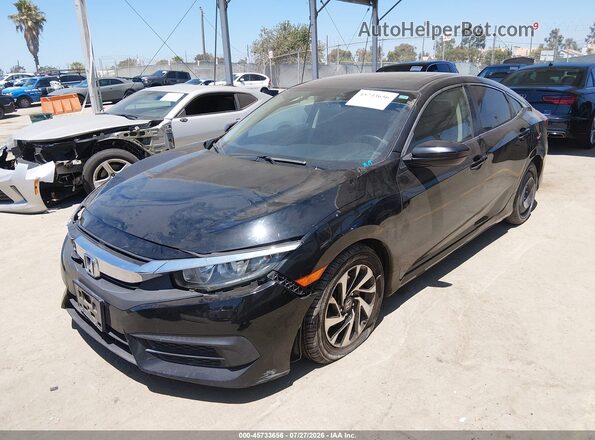 2HGFC2F79GH577909 2016 HONDA CIVIC Black Front left
