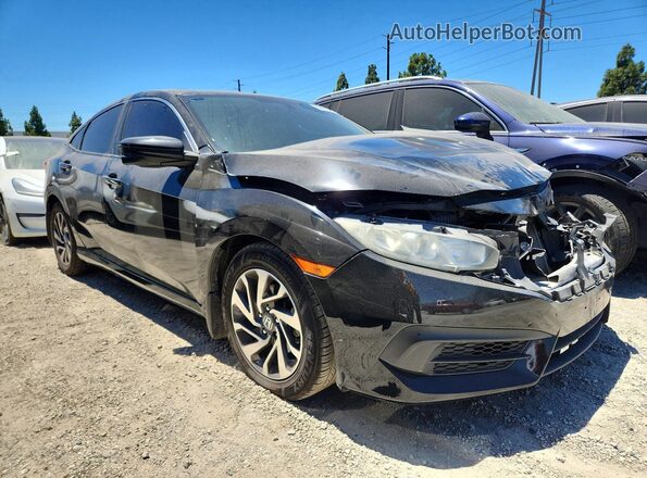 2HGFC2F79JH527177 2018 HONDA CIVIC Black Przód prawy