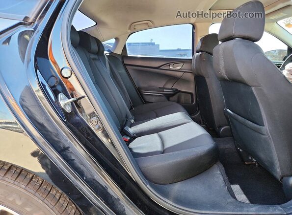 2HGFC2F79JH527177 2018 HONDA CIVIC Black Widok tylnych siedzeń