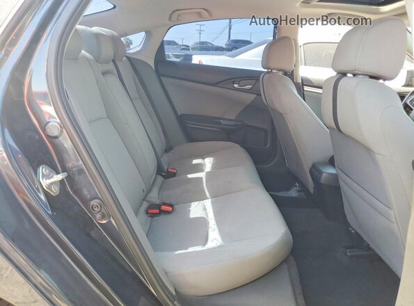 2HGFC2F79JH556243 2018 HONDA CIVIC Gray Vista de los asientos traseros