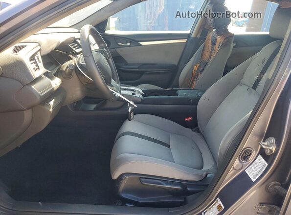 2HGFC2F79JH563631 2018 HONDA CIVIC Gray Front interior view
