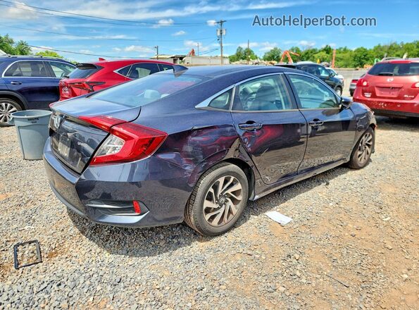 2HGFC2F79JH590439 2018 HONDA CIVIC Gray Задня права чверть