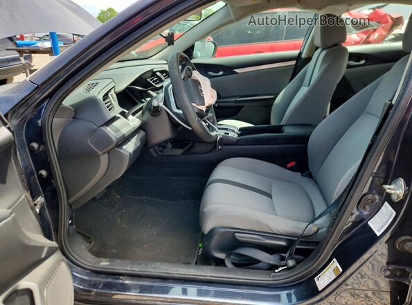 2HGFC2F79JH590439 2018 HONDA CIVIC Gray Вид салону спереду
