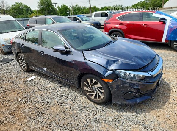 2HGFC2F79JH590439 2018 HONDA CIVIC Gray Передня права чверть