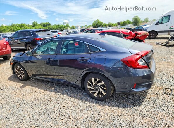 2HGFC2F79JH590439 2018 HONDA CIVIC Gray Задня ліва чверть