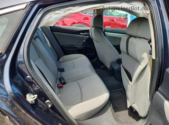 2HGFC2F79JH590439 2018 HONDA CIVIC Gray Вид задніх сидінь