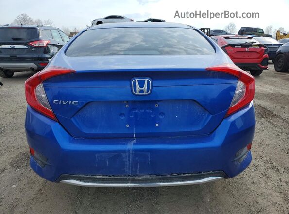 2HGFC2F79KH008633 2019 HONDA CIVIC Синий Вид сзади