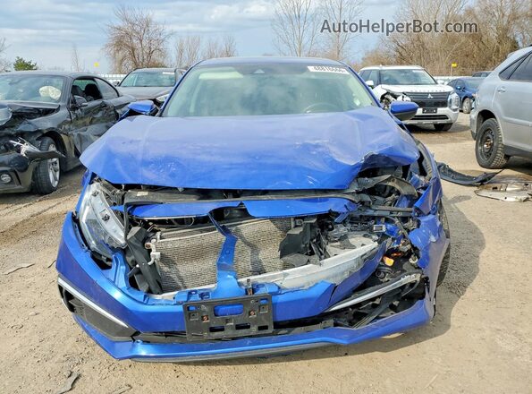 2HGFC2F79KH008633 2019 HONDA CIVIC Синий Вид спереди
