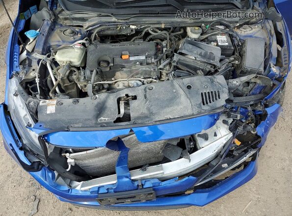 2HGFC2F79KH008633 2019 HONDA CIVIC Синий Вид задней части салона