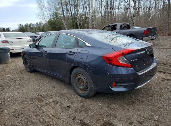 2HGFC2F79KH044001 2019 HONDA CIVIC Blue Rear left