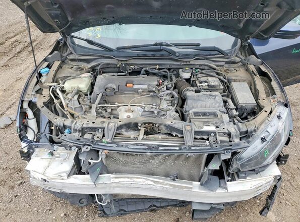 2HGFC2F79KH044001 2019 HONDA CIVIC Blue Rear interior view