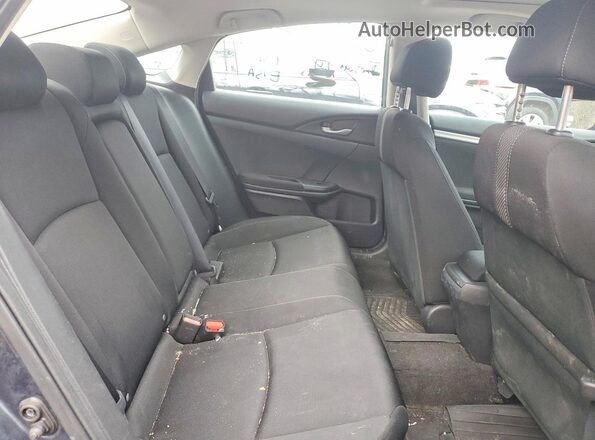 2HGFC2F79KH044001 2019 HONDA CIVIC Blue Rear seats view