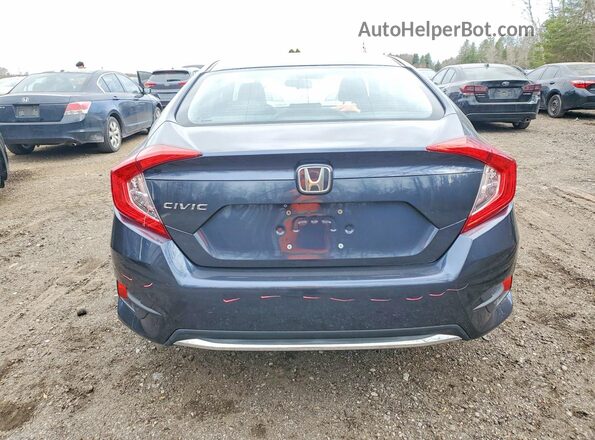 2HGFC2F79KH044001 2019 HONDA CIVIC Blue Rear view
