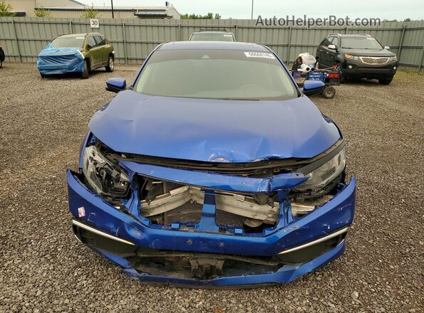 2HGFC2F79LH002686 2020 HONDA CIVIC Blue Вид спереду