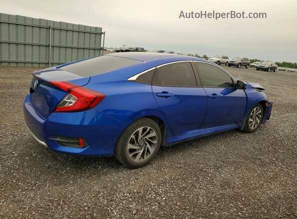 2HGFC2F79LH002686 2020 HONDA CIVIC Blue Задня права чверть