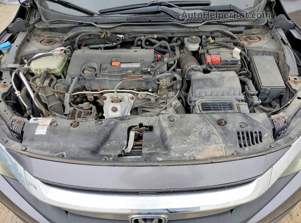 2HGFC2F7XGH019518 2016 HONDA CIVIC Charcoal Widok wnętrza z tyłu