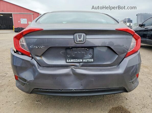 2HGFC2F7XGH019518 2016 HONDA CIVIC Charcoal Widok z tyłu