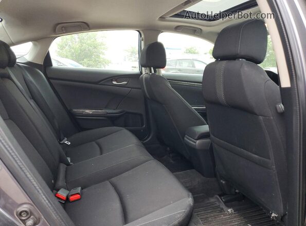 2HGFC2F7XGH019518 2016 HONDA CIVIC Charcoal Widok tylnych siedzeń